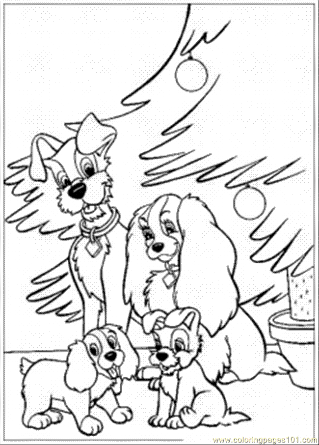 Coloring Pages Lady And The Tramp (Cartoons > Others) - free 