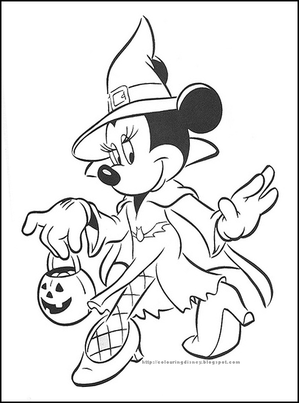 Disney Halloween Coloring Pages Printable Coloring Home