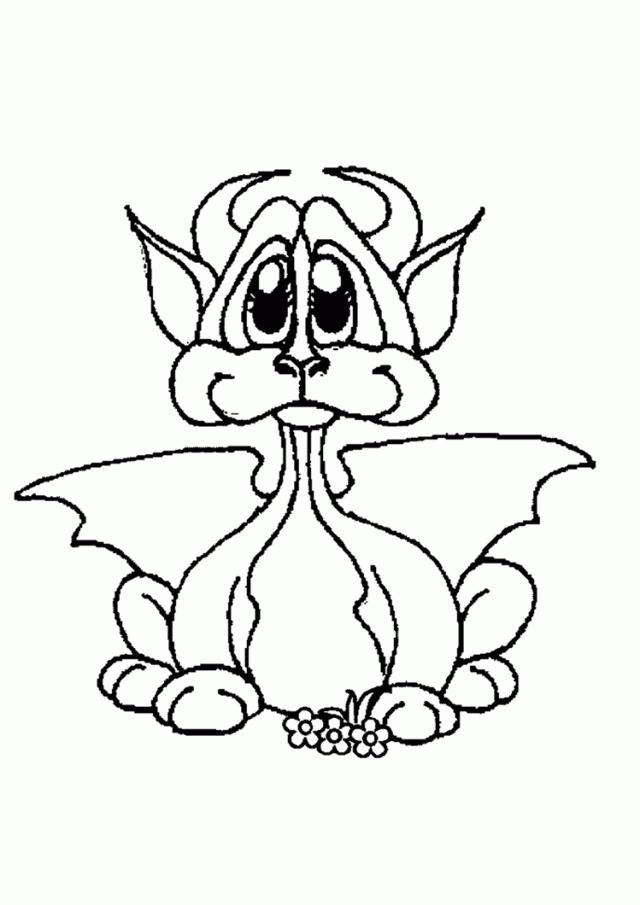 Dragon Coloring Pages Realistic Dragon Coloring Pages Dragon 80505 