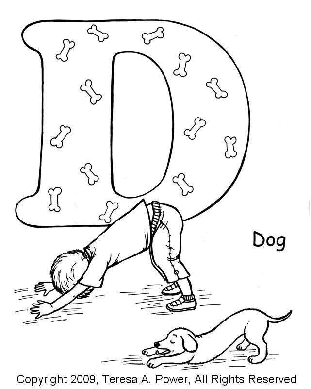 ABC Yoga for Kids free coloring pages. | Everything Kids Play | Pinte…