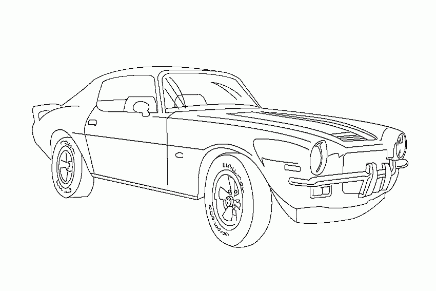 Color in your favorit coloring pages of cars with some bright 