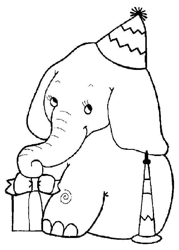 Coloring Page - Elephant coloring pages 17