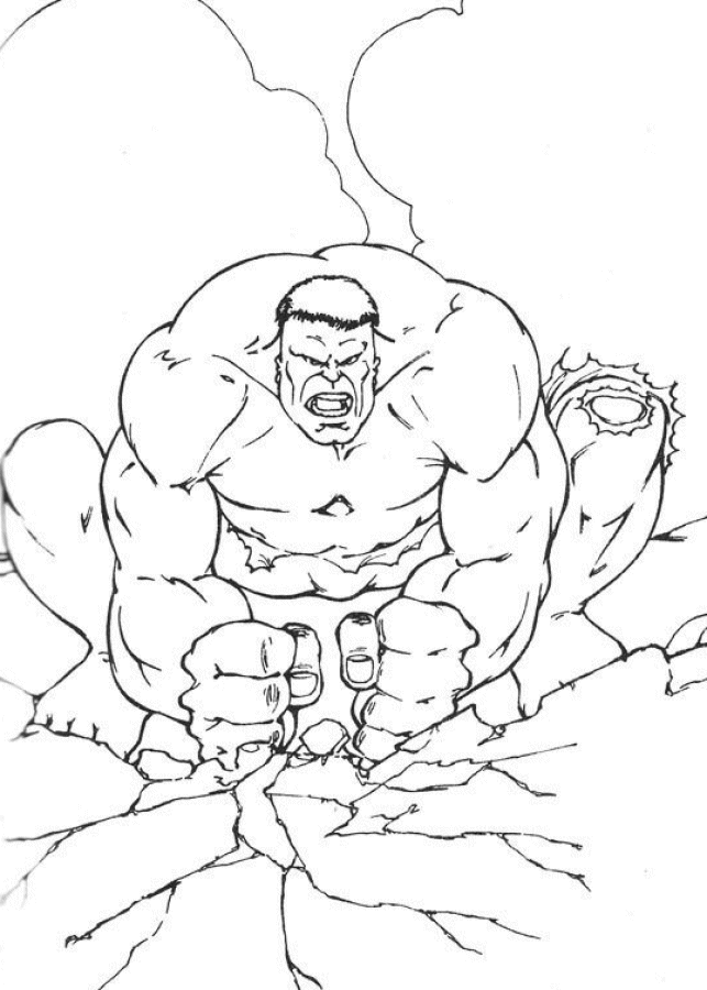 printable Hulk Coloring Pages For Kids | Great Coloring Pages