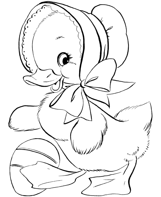 Easter Bunny Coloring Page | Download Free Coloring Pages
