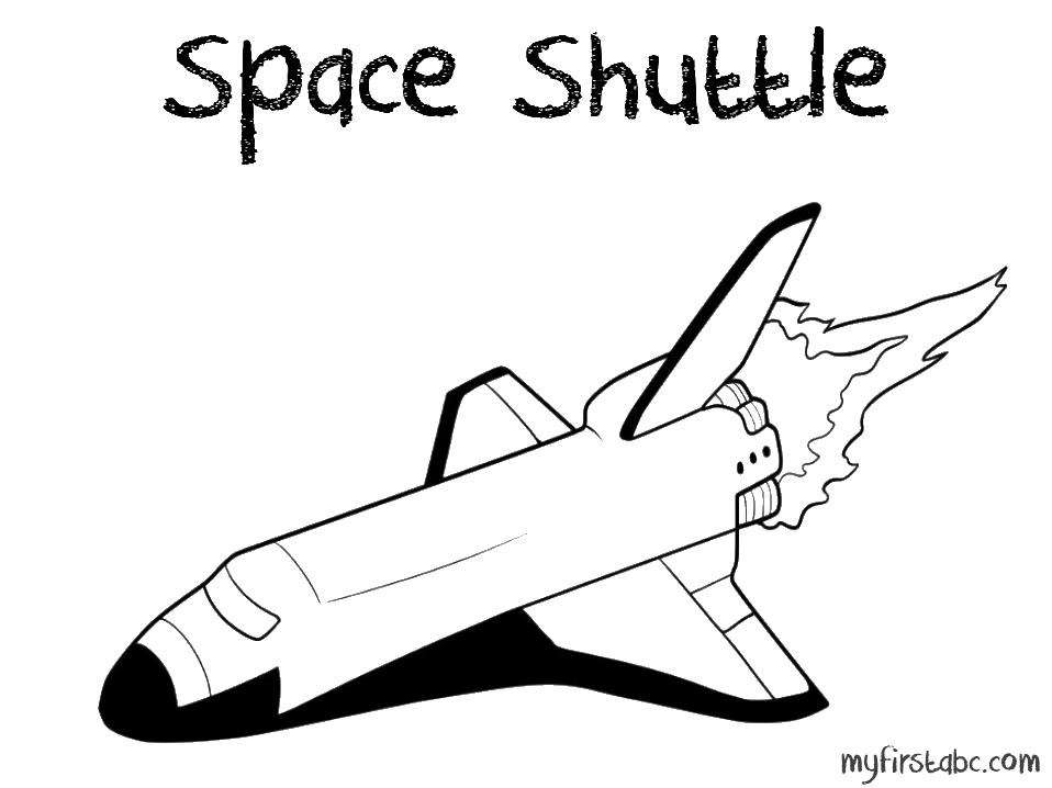 Free Printable Template Of Space Shutlle