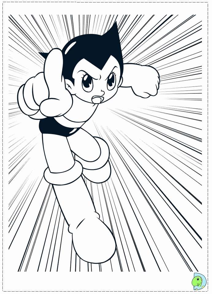 Astro Boy Coloring Pages - Coloring Home
