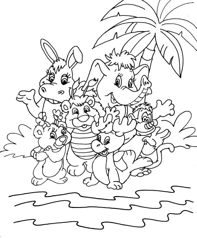 TimelessTrinkets.com Wuzzles Coloring Pages