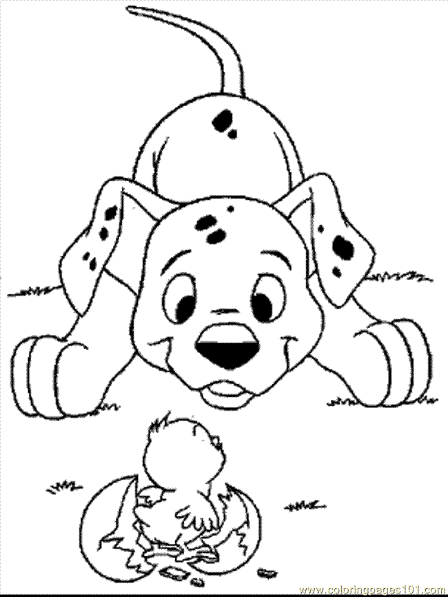 Coloring Pages 101 Dalmatians16 (Cartoons > 101 Dalmations) - free 