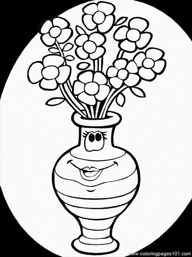 Coloring Pages Flower Coloring Pages S (Natural World > Flowers 