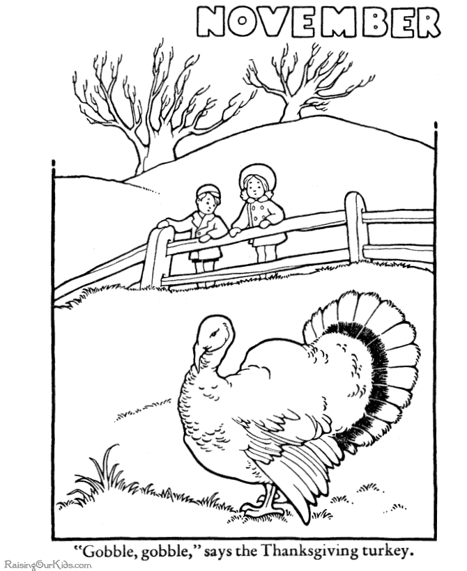 Happy Thanksgiving Coloring Pages Printables 