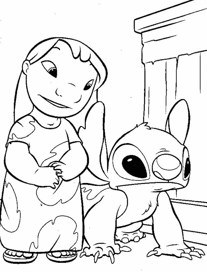 Lilo and Stitch Coloring Pages 2