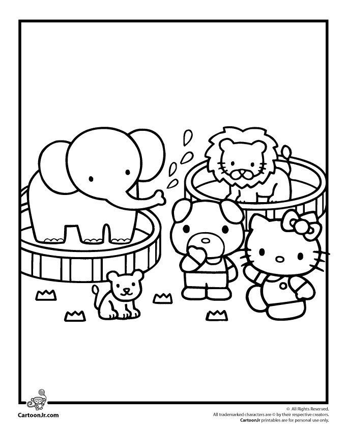 Hello Kitty Coloring Pages | Miffy an friends