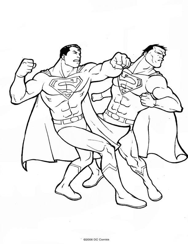 Superman Cartoon Characters - Coloring Home