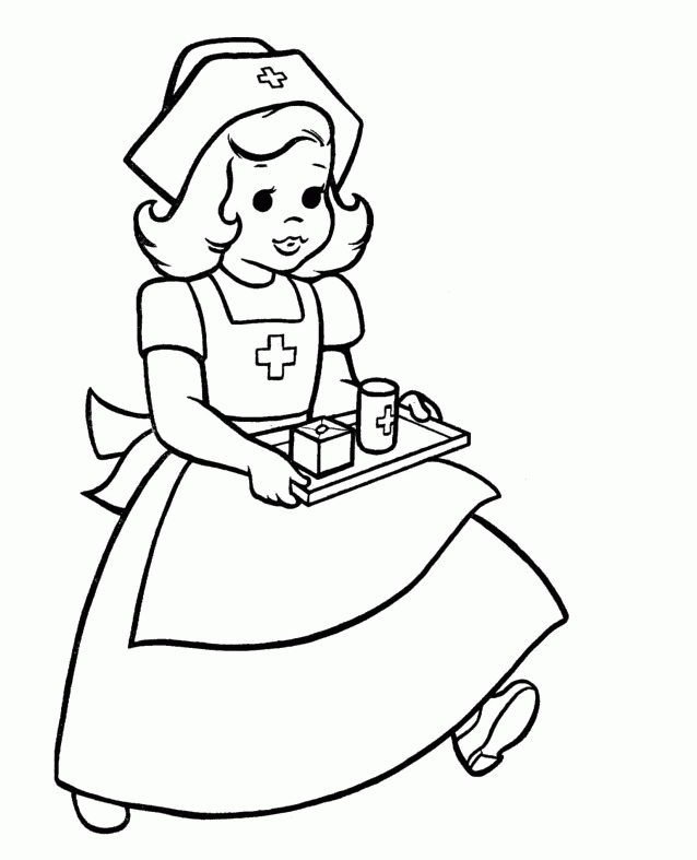 Doctor Day Coloring Pages : Nurses Bring Coloring For Kids Kids 