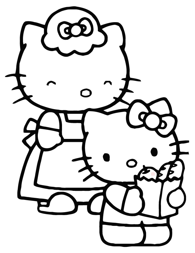 Shopping Coloring Pages - Coloring Home