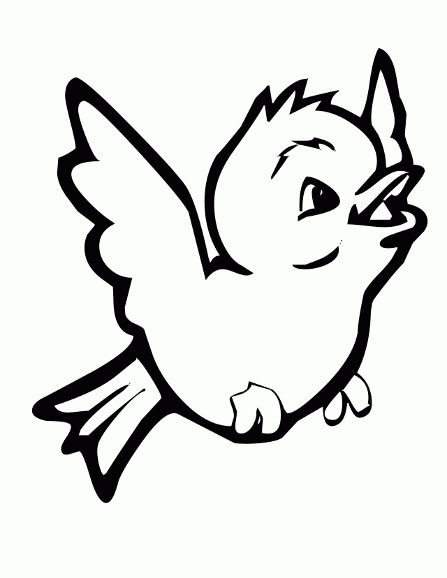 Baby Bird Coloring Pages Coloring Picture HD For Kids Fransus 
