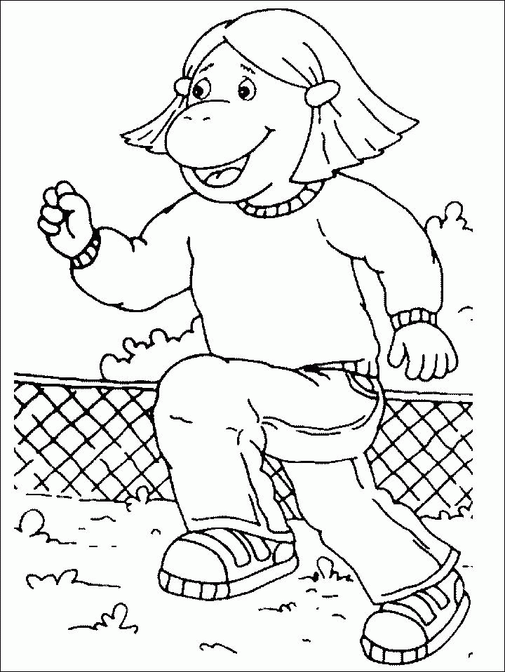 Arthur Cartoon Coloring Pages