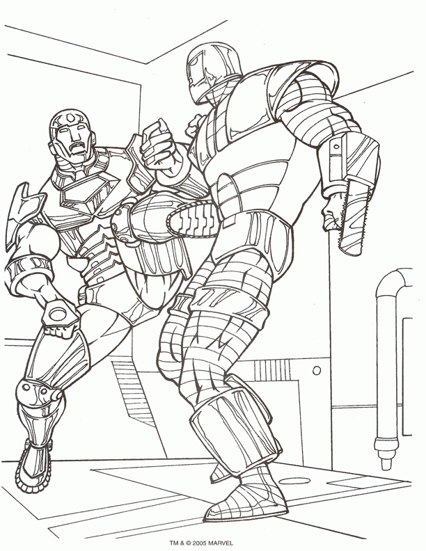 Coloring Page - Iron man coloring pages 30