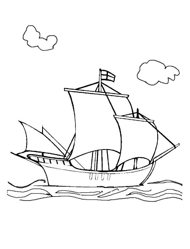 Colouring Pictures Of Boats - Coloring Home