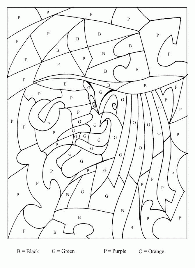 Color By Numbers Or Alphabets | Free Coloring Pages