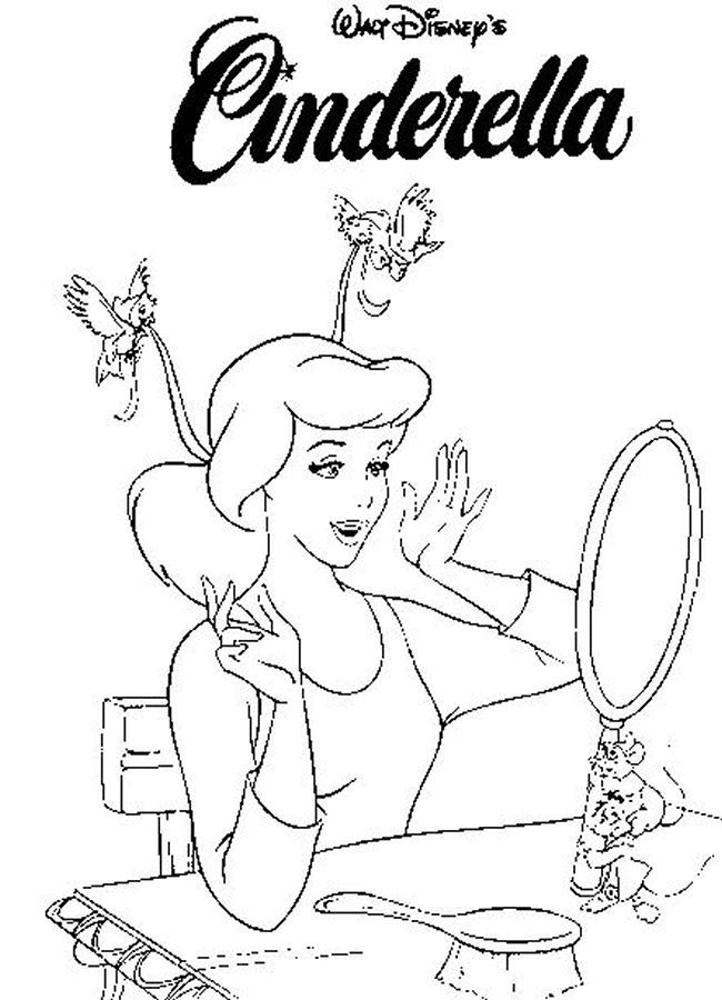 Cinderella Free Online | Free coloring pages
