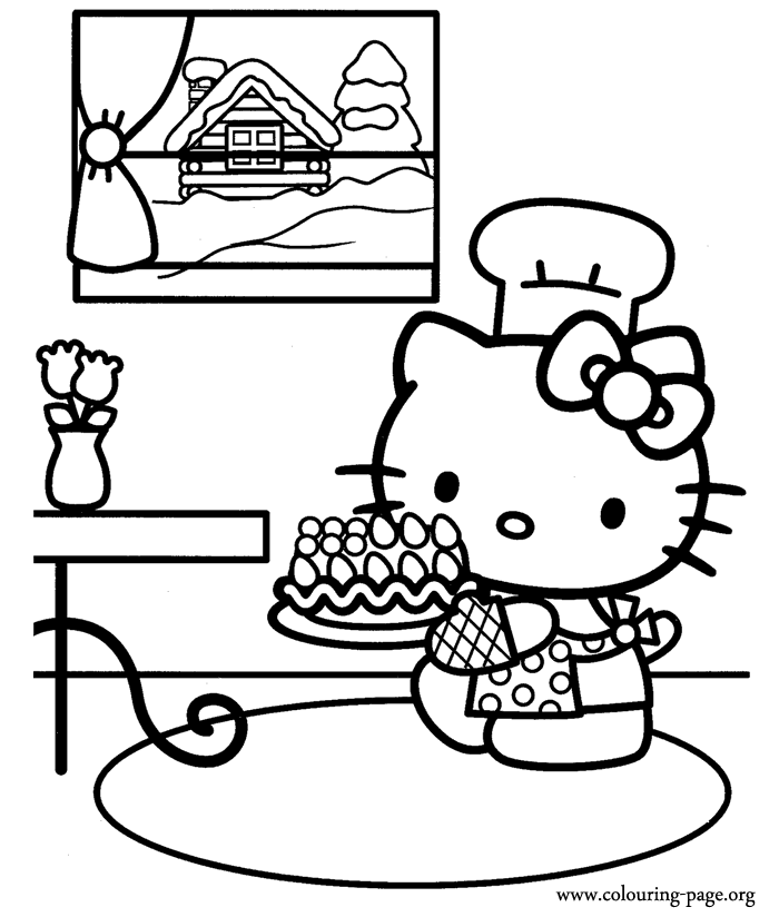 kitty6 kitty coloring pages | Printable Coloring