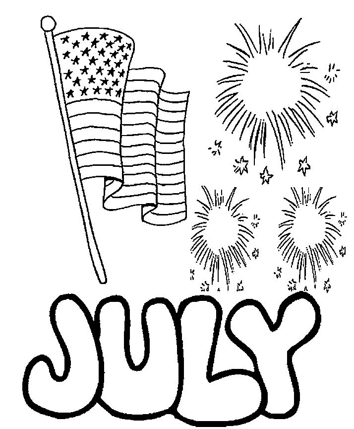 fireworks Colouring Pages (page 2)
