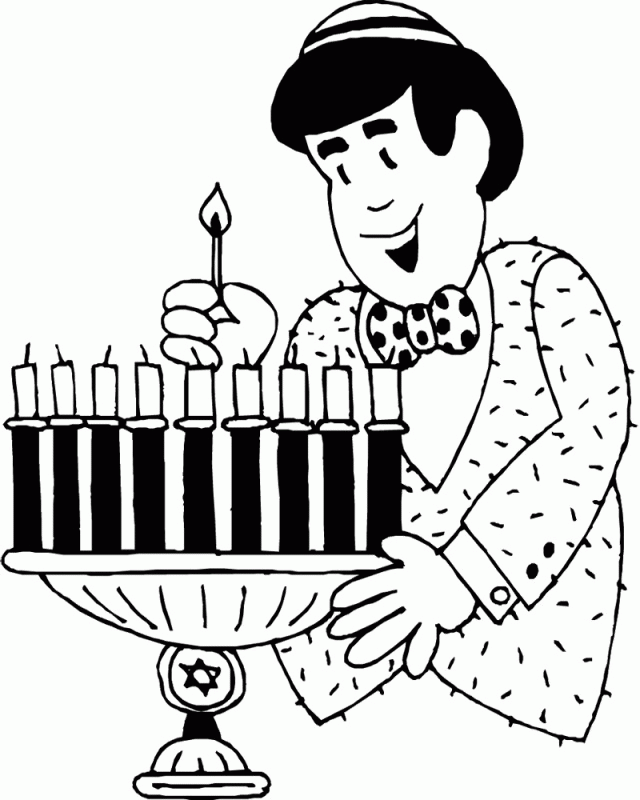 The Boy Happy Hanukkah 167102 Hanukah Coloring Pages