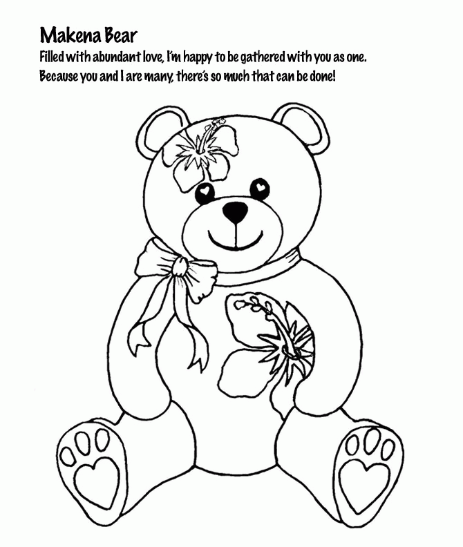 stuffed animals Colouring Pages (page 3)