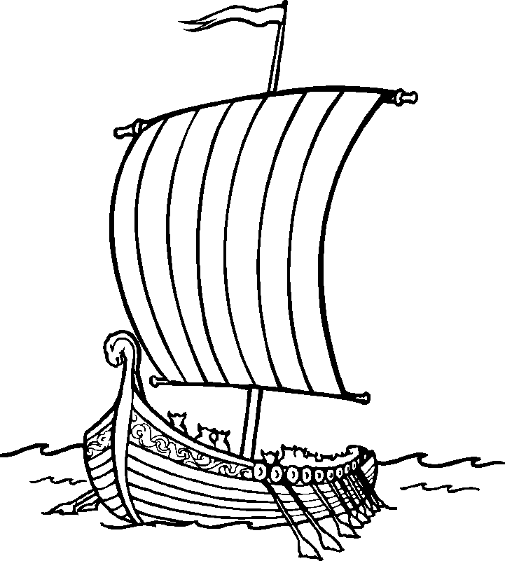 Boathouse Coloring Page