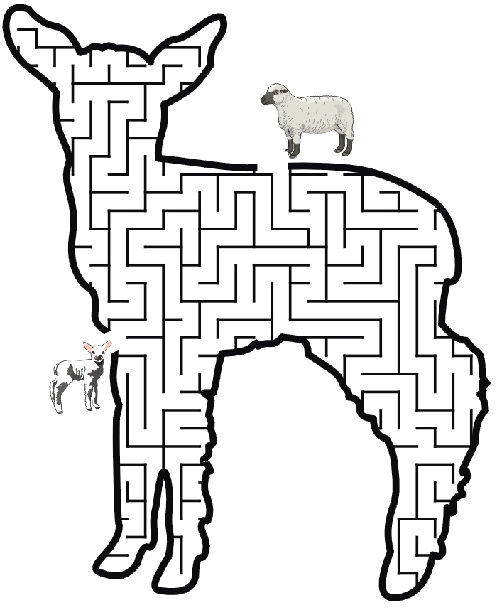 church maze Colouring Pages