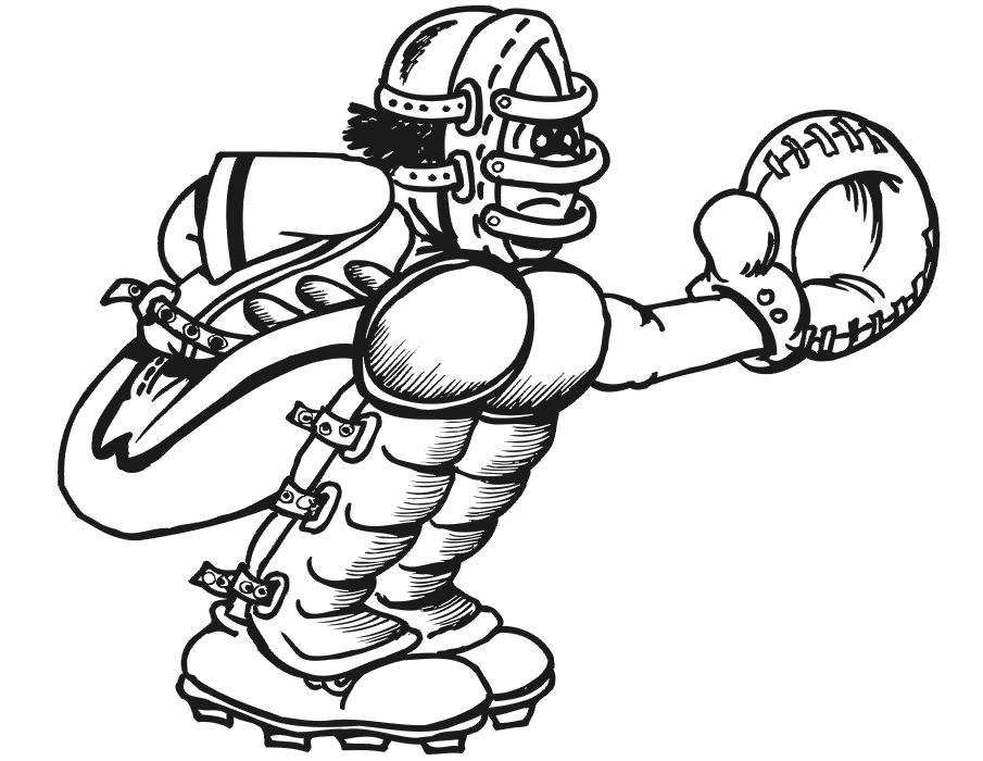 Cool Catcher Coloring Page | Kids Coloring Page