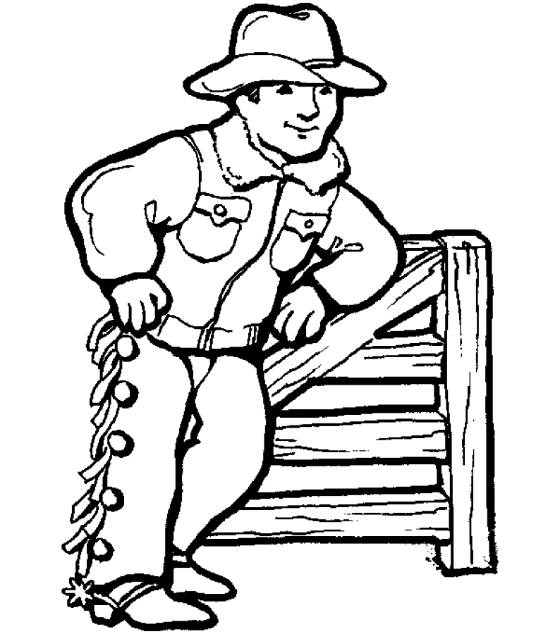 Cowboy Coloring Pages | Wild wild west!!!