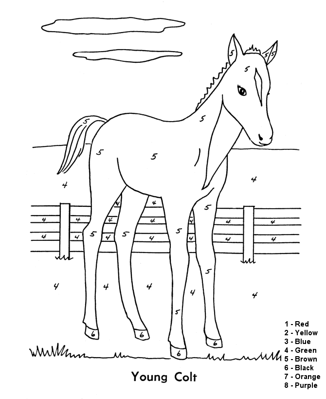 Numbers Coloring Pages | ColoringMates.