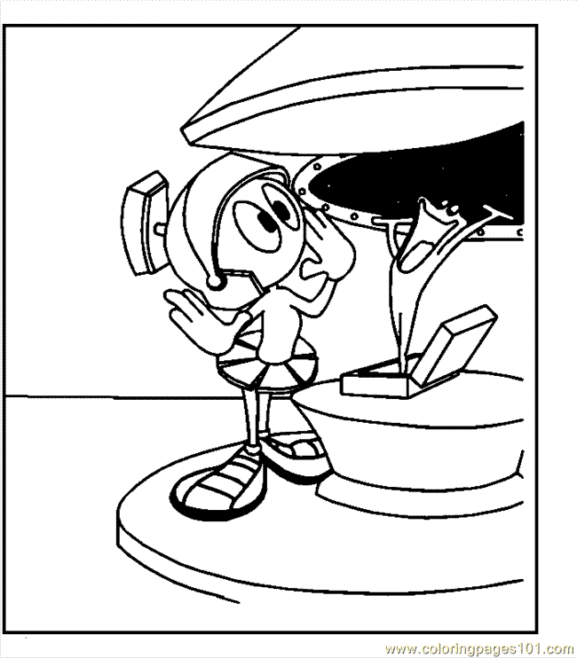 Coloring Pages Marvin The Martian 0009 (2) (Cartoons > Others 