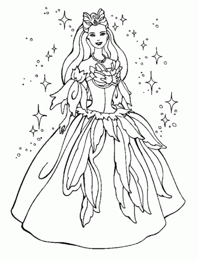 Princess Coloring Page Sweet Coloring Pages For Kids 226961 