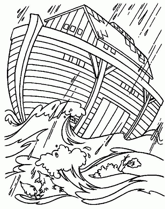 noah and the whale Colouring Pages