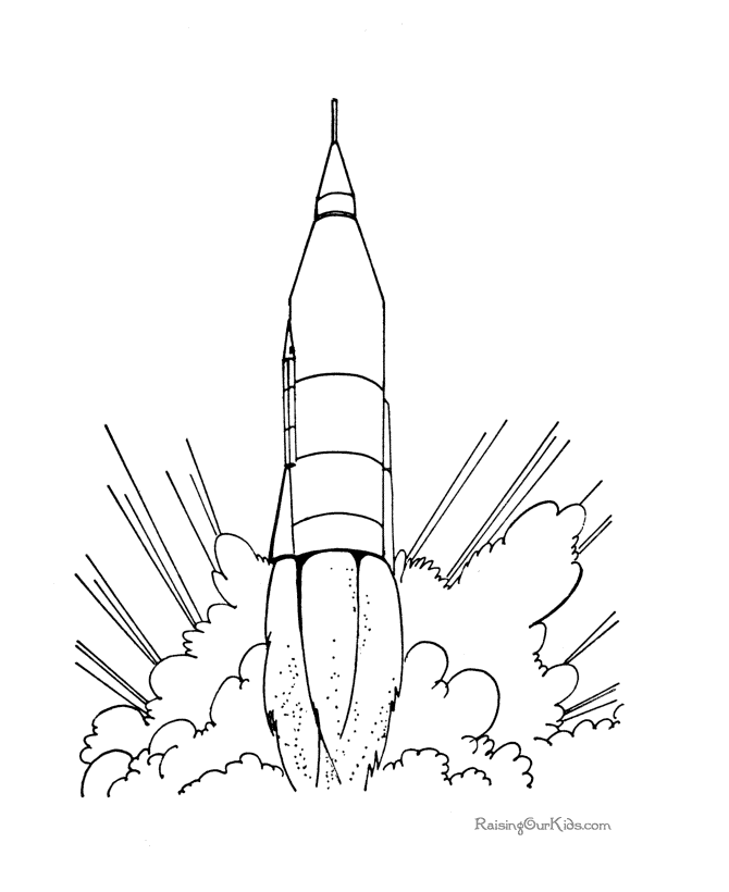 Download Rocket Ship Coloring Page - Coloring Home