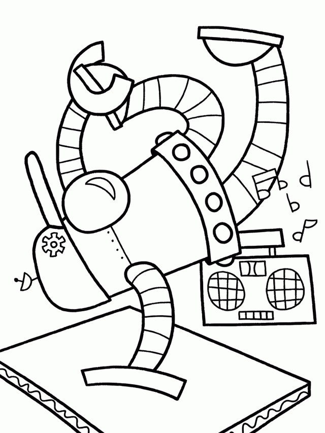 Coloring Pages Striking Robot Coloring Pages Coloring Page Id 