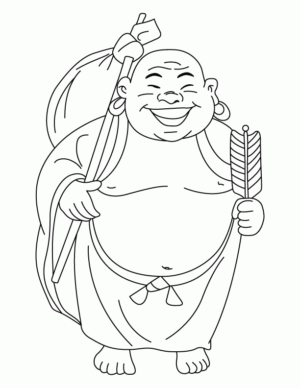 Download Buddha Coloring Page - Coloring Home