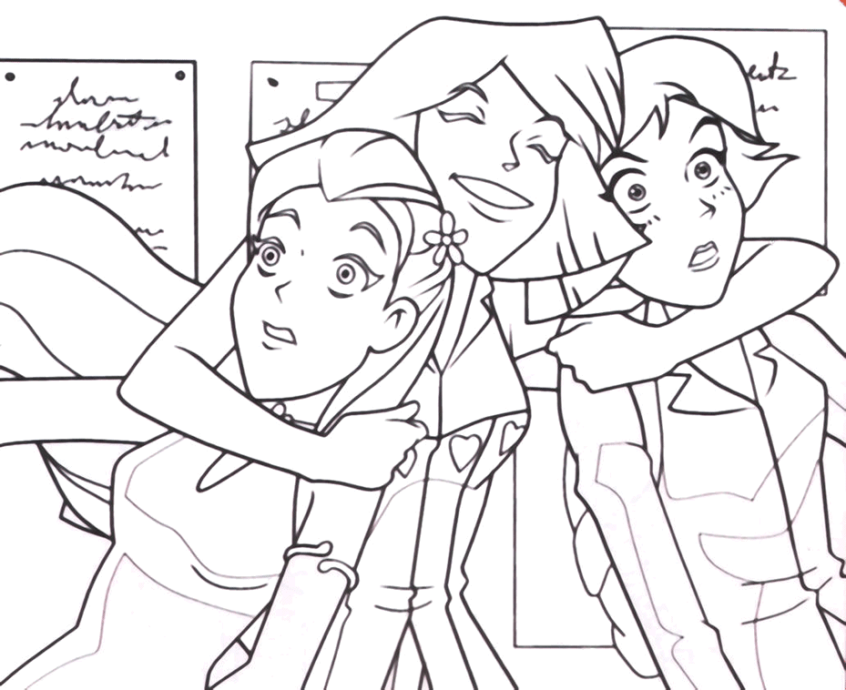 totally spies Colouring Pages (page 3)