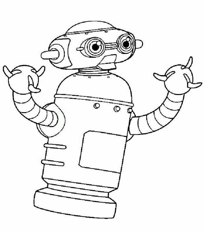 Free Printable Robot Coloring Pages | Coloring Pages