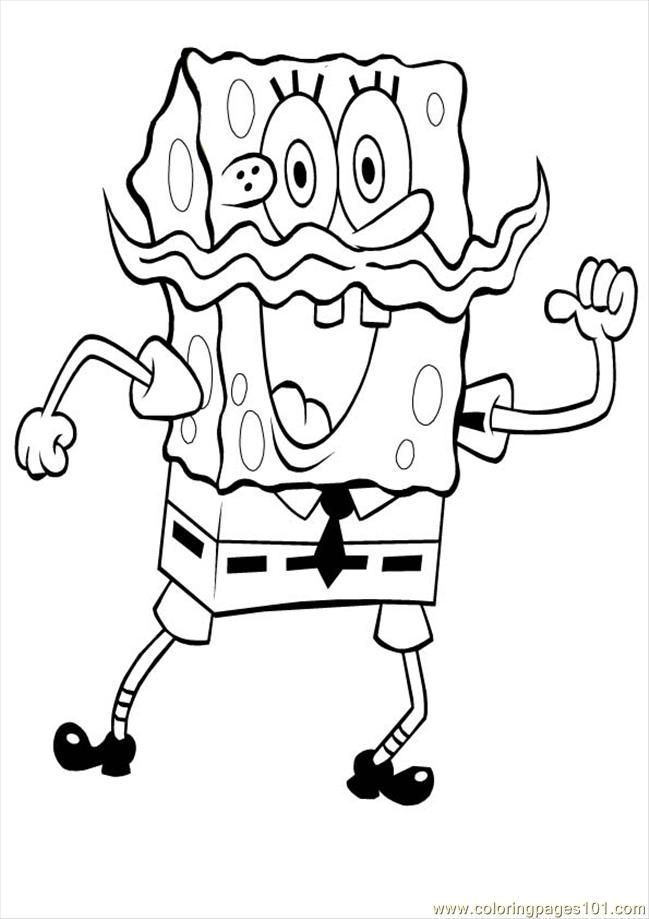 Free Printable Coloring Page Spongebob 005 Cartoons Spongebob 