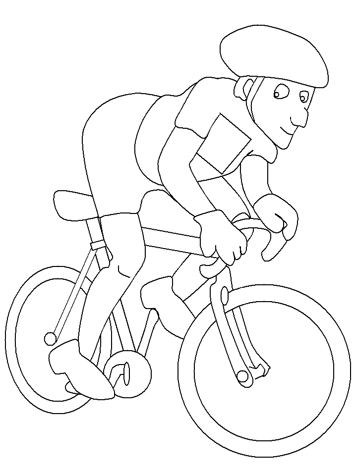 Bike Sports Coloring Pages & Coloring Book