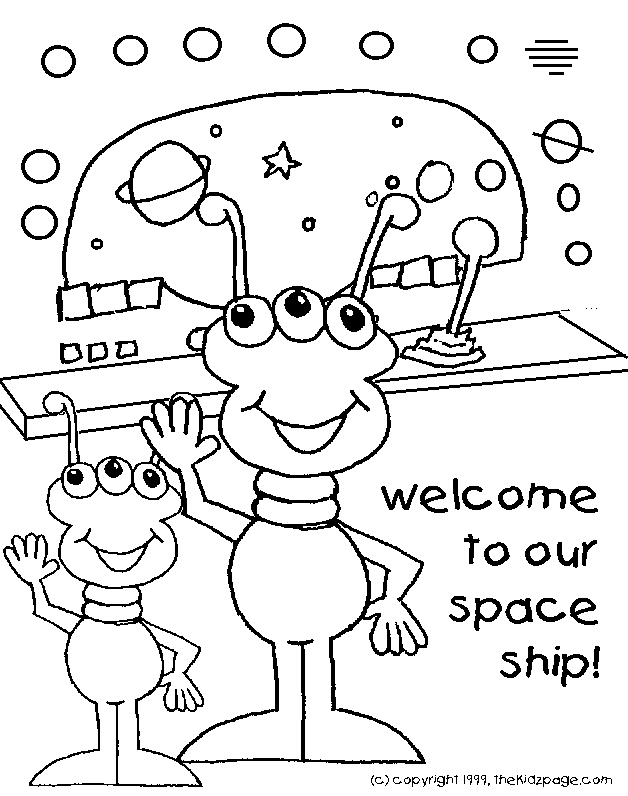 Space Aliens Free Coloring Pages For Kids - Printable Colouring ...