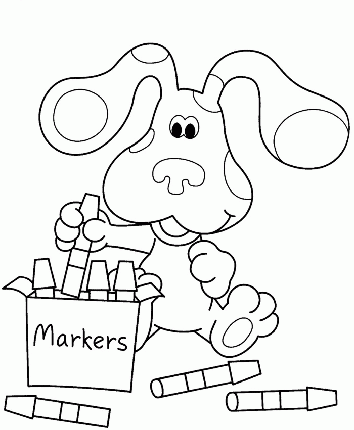 Blues Clues Coloring Pages Picture