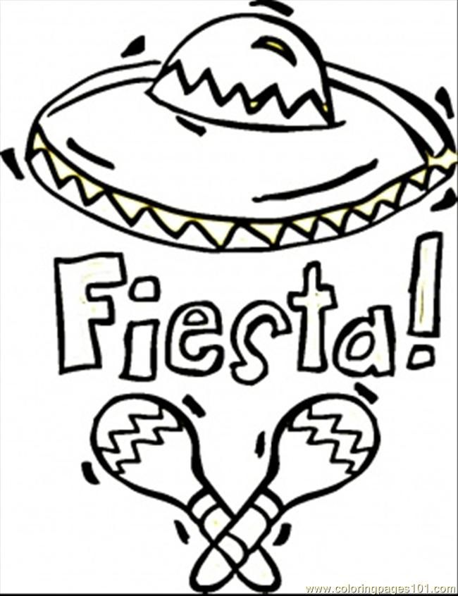 Sombrero Coloring Pages 371 | Free Printable Coloring Pages