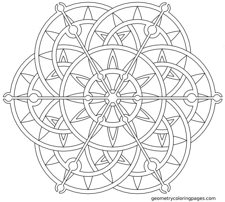 Mandala Coloring Page, Steampunk Lotus | mandala - atypically | Pinte…