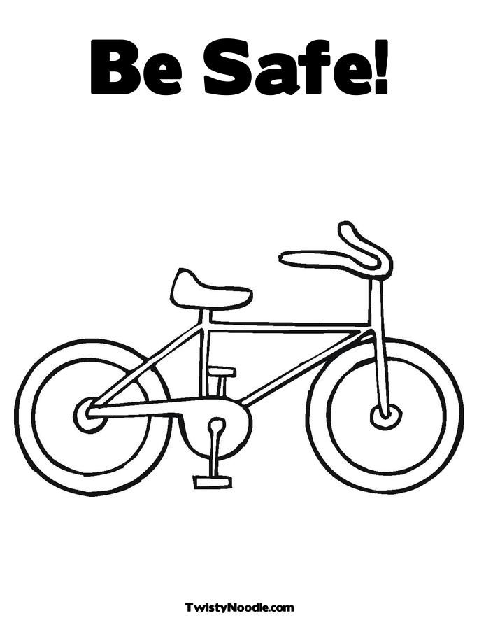 bicycle safety coloring pages image search results