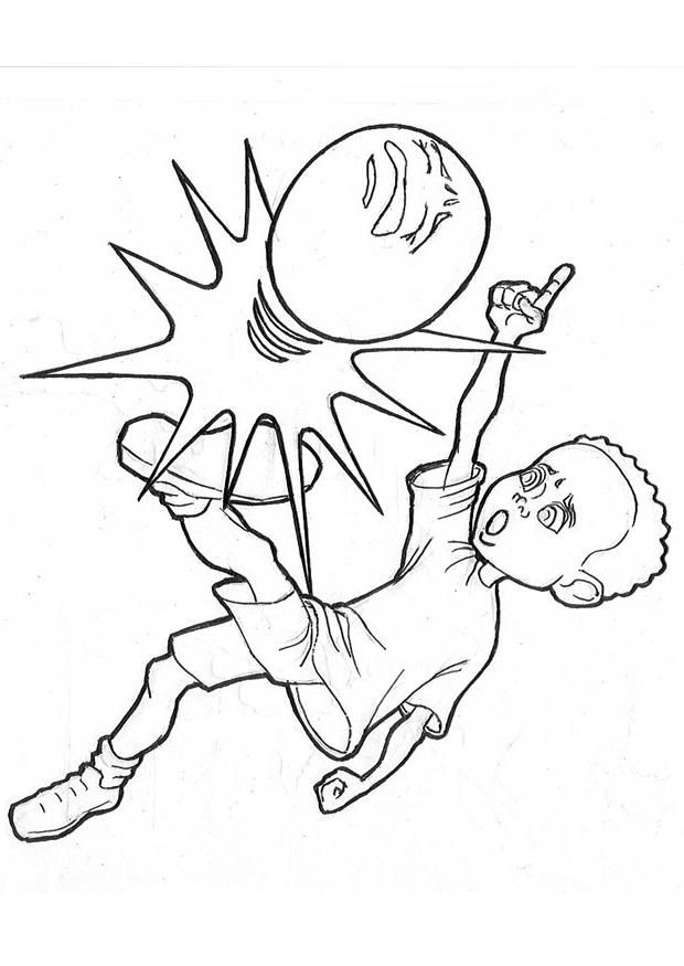 Soccer coloring pages 23 / Soccer / Kids printables coloring pages